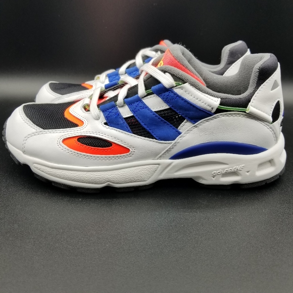 Adidas Original LXCON 94 OG Mens Running Shoes Size:8 White/Org/Blk/Blue New